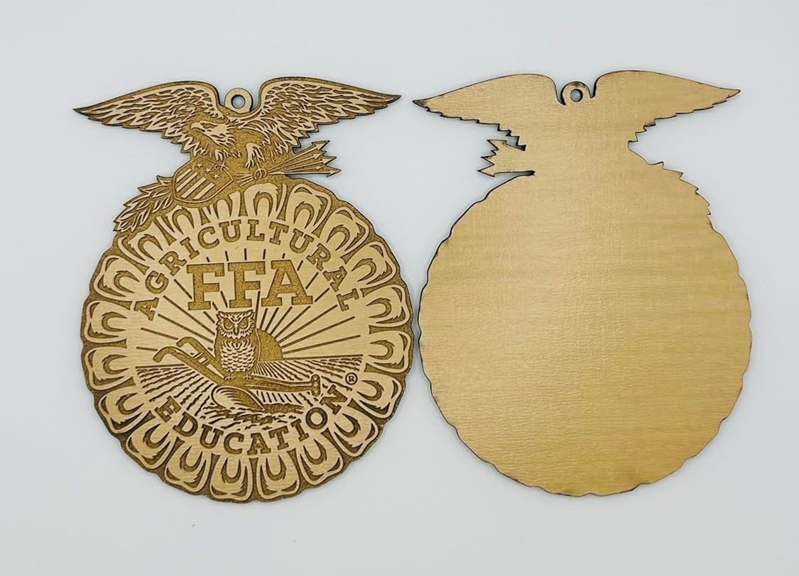 FFA Christmas Ornament, Future Farmers Of America Gift, Laser Engraved Ornament