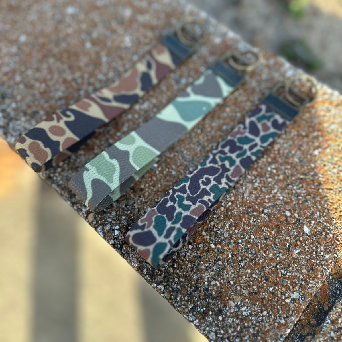 Duck Camo Key Fob Wristlet, Old School Duck Camo, Keychain Wristlet, Camo Wrist Lanyard