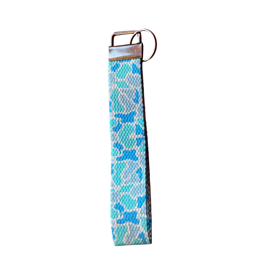 Duck Camo Key Fob Wristlet, Pink Duck Camo, Blue Duck Camo, Old School Duck Camo, Keychain Wristlet, Camo Wrist Lanyard