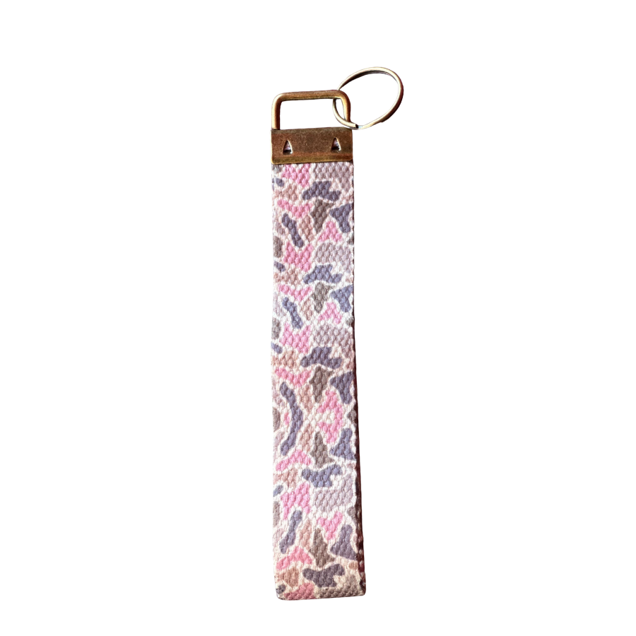 Duck Camo Key Fob Wristlet, Pink Duck Camo, Blue Duck Camo, Old School Duck Camo, Keychain Wristlet, Camo Wrist Lanyard