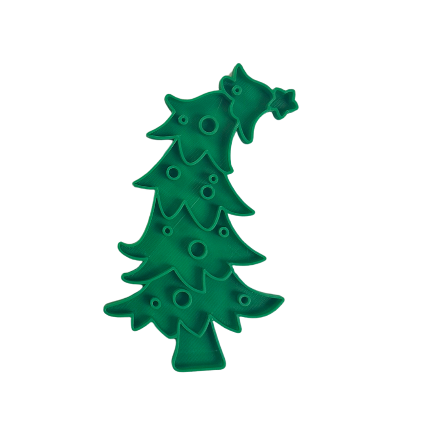 Whoville Christmas Tree Cookie Cutter & Stamp Set | Christmas Tree Cookie Cutter