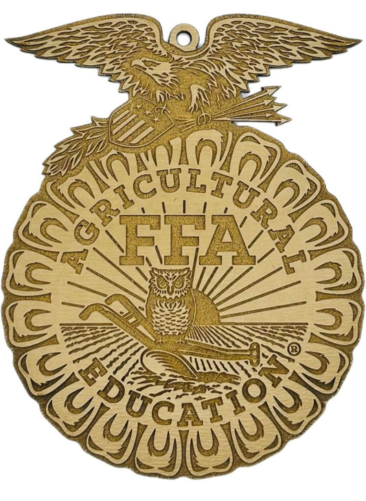 FFA Christmas Ornament, Future Farmers Of America Gift, Laser Engraved Ornament