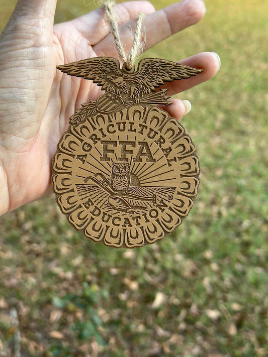 FFA Christmas Ornament, Future Farmers Of America Gift, Laser Engraved Ornament