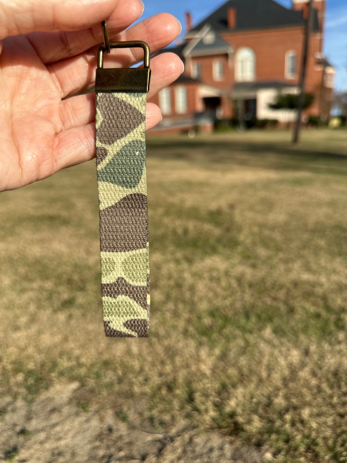 Duck Camo Key Fob Wristlet, Old School Duck Camo, Keychain Wristlet, Camo Wrist Lanyard