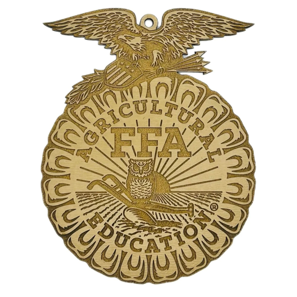 FFA Christmas Ornament, Future Farmers Of America Gift, Laser Engraved Ornament